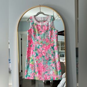 Girls Lilly Pulitzer Mini Mila Shift Dress ~ Hot On The Scene, Size 14, EUC